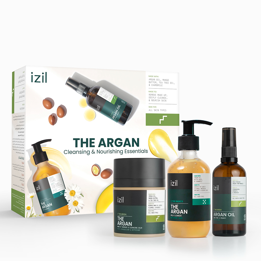 The Argan Cleansing & Nourishing Essentials – Remove Make-up, Deeply Cleanse, & Nourish Skin Bahrain Mega Deals Best Online Shopping Deals and Discounts in Bahrain, GCC