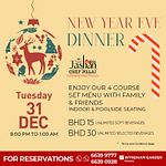 New Year’s Eve Dinner at Jashan by Chef Pillai – Christmas Events Bahrain Mega Deals Best Online Shopping Deals and Discounts in Bahrain, GCC 3