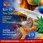 Rio De Janeiro NYE Buffet – New Years Eve Events Bahrain Mega Deals Best Online Shopping Deals and Discounts in Bahrain, GCC 3