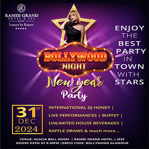 Bollywood Night – New Years Party at Ramee Grand Hotel – New Years Eve Events Bahrain Mega Deals Best Online Shopping Deals and Discounts in Bahrain, GCC