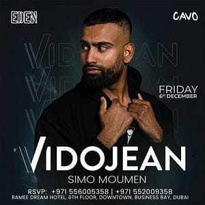 Eden Presents Vidojean Live in Dubai – Nightlife Bahrain Mega Deals Best Online Shopping Deals and Discounts in Bahrain, GCC