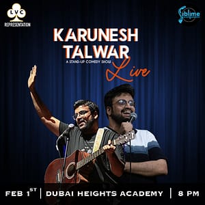 Karunesh Talwar Live in Dubai-2025 – Comedy Events Bahrain Mega Deals Best Online Shopping Deals and Discounts in Bahrain, GCC