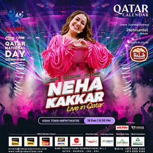 Neha Kakkar Live in Qatar 2024 – Concerts Bahrain Mega Deals Best Online Shopping Deals and Discounts in Bahrain, GCC