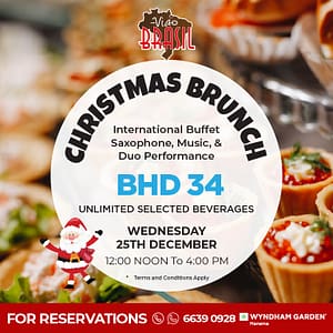 Christmas day brunch at Via Brasil – Christmas Events Bahrain Mega Deals Best Online Shopping Deals and Discounts in Bahrain, GCC