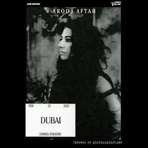 Live Nation Middle East presents Arooj Aftab at Zabeel Theatre in Dubai – Concerts Bahrain Mega Deals Best Online Shopping Deals and Discounts in Bahrain, GCC