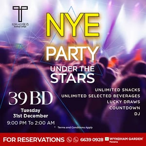 NYE Party Under the Stars – New Years Eve Events Bahrain Mega Deals Best Online Shopping Deals and Discounts in Bahrain, GCC