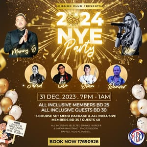 NYE Party at Dilmun Club, Bahrain – New Years Eve Events Bahrain Mega Deals Best Online Shopping Deals and Discounts in Bahrain, GCC