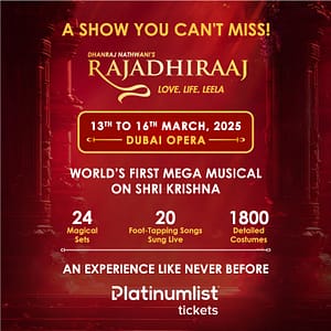 Rajadhiraaj – The Musical at Dubai Opera – Shows and Theatrical Plays Bahrain Mega Deals Best Online Shopping Deals and Discounts in Bahrain, GCC