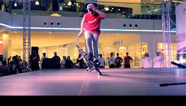 BMX flatland & Basketball Dunking Stage Show in Bahrain