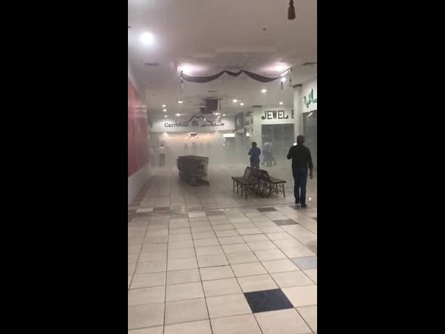 Fire in Bahrain Mall vid 2 27/08/2018