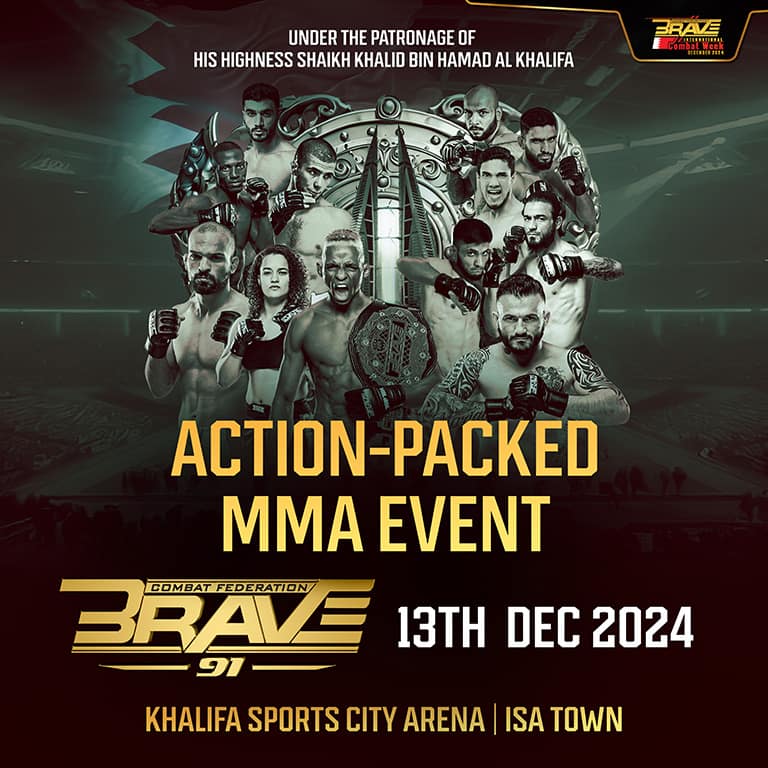 BRAVE CF 91 Mixed Martial Arts Event – Sports Events Bahrain Mega Deals Best Online Shopping Deals and Discounts in Bahrain, GCC