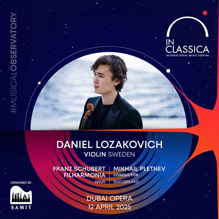 InClassica International Music Festival Presents A Tale of Two Stars – Daniel Lozakovich and Mikhail Pletnev at Dubai Opera – Classical Events Bahrain Mega Deals Best Online Shopping Deals and Discounts in Bahrain, GCC