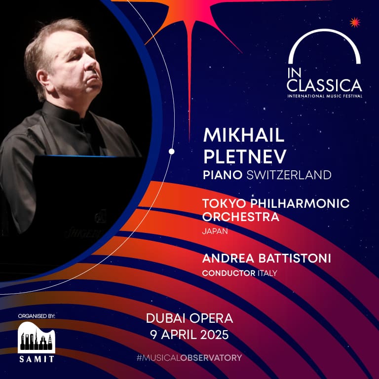 InClassica International Music Festival Presents Legendary Piano Genius – Mikhail Pletnev at Dubai Opera – Classical Events Bahrain Mega Deals Best Online Shopping Deals and Discounts in Bahrain, GCC