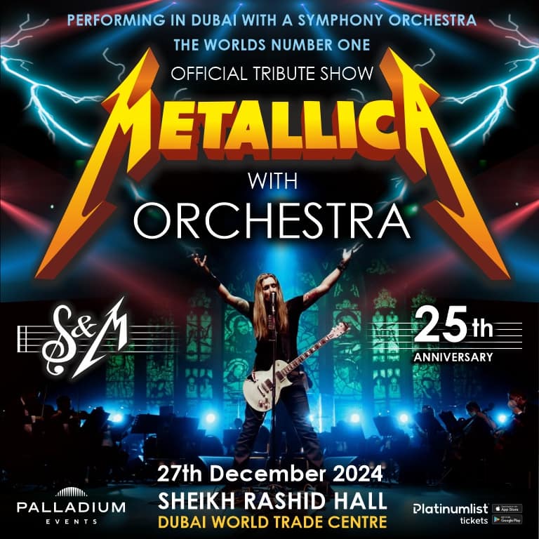 METALLICA SHOW S&M TRIBUTE with PALLADIUM Orchestra Live in Dubai – Concerts Bahrain Mega Deals Best Online Shopping Deals and Discounts in Bahrain, GCC