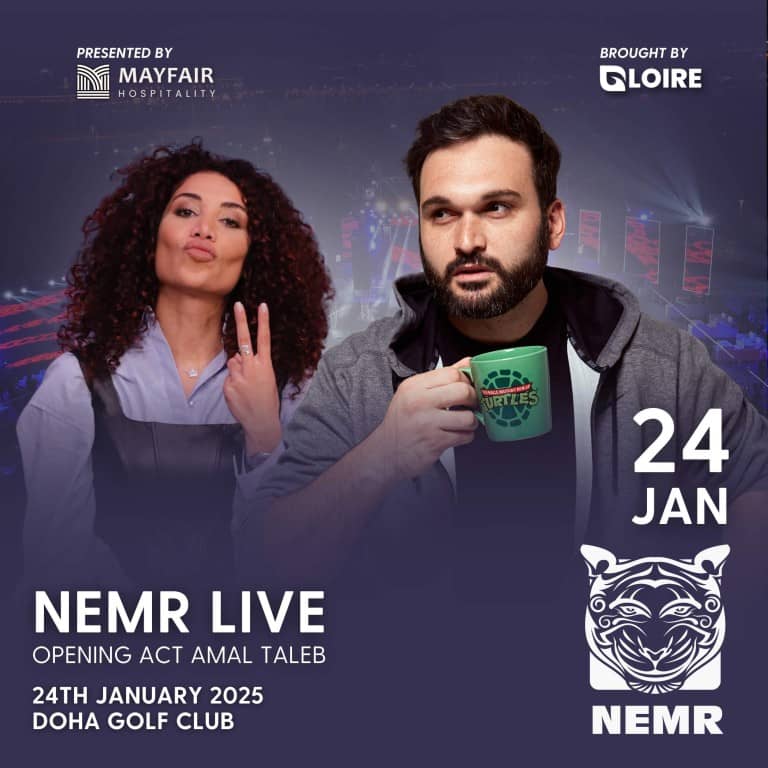 NEMR Live At Doha Golf Club – Comedy Events Bahrain Mega Deals Best Online Shopping Deals and Discounts in Bahrain, GCC