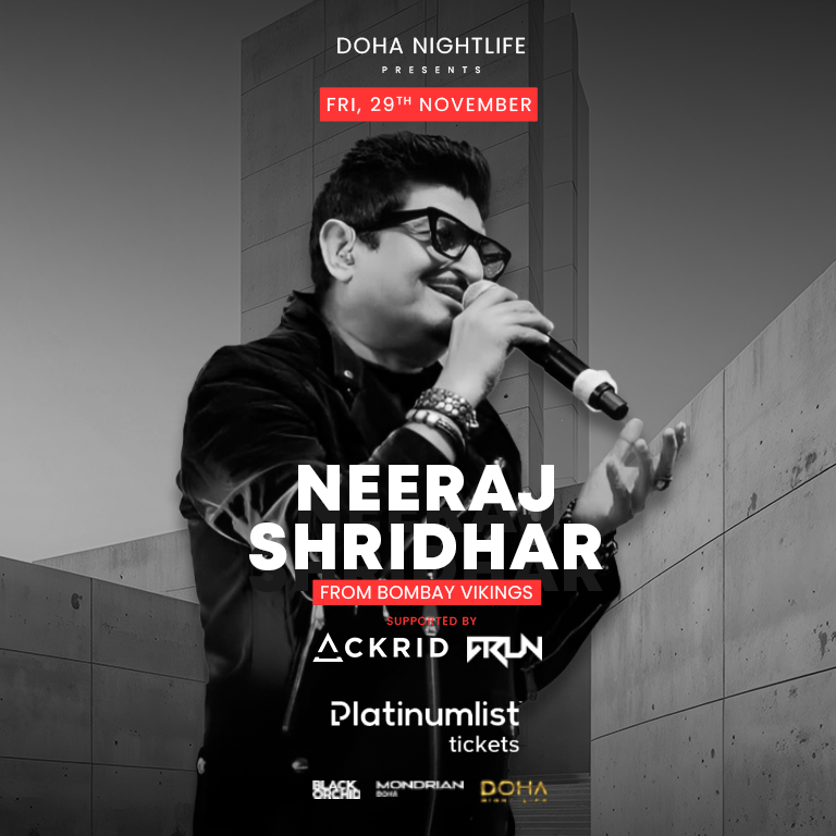 Neeraj Shridhar Live In Doha Bombay Vikings – Concerts Bahrain Mega Deals Best Online Shopping Deals and Discounts in Bahrain, GCC