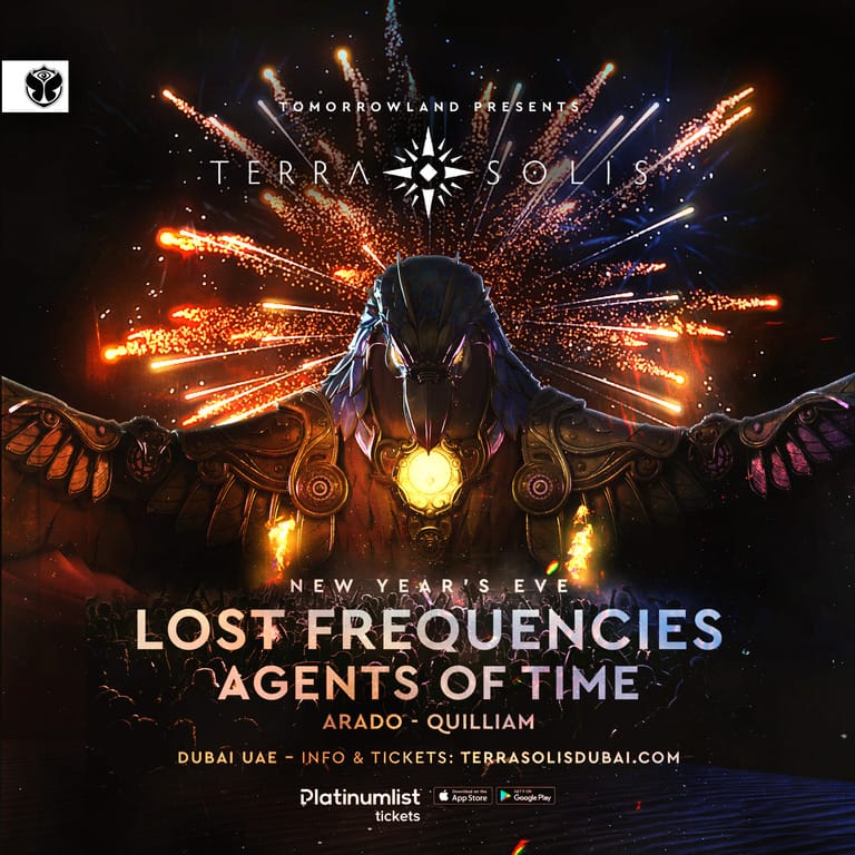 Tomorrowland presents Lost Frequencies and Agents of Time at Terra Solis Dubai – New Years Eve Events Bahrain Mega Deals Best Online Shopping Deals and Discounts in Bahrain, GCC