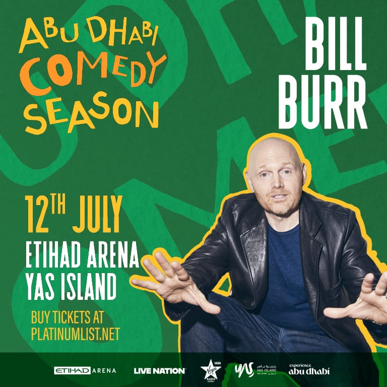 Bill Burr at Etihad Arena in Abu Dhabi – Comedy Events Bahrain Mega Deals Best Online Shopping Deals and Discounts in Bahrain, GCC