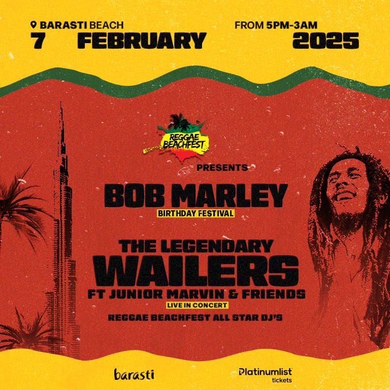 Bob Marley Birthday Festival by Reggae Beachfest in Dubai – Concerts Bahrain Mega Deals Best Online Shopping Deals and Discounts in Bahrain, GCC