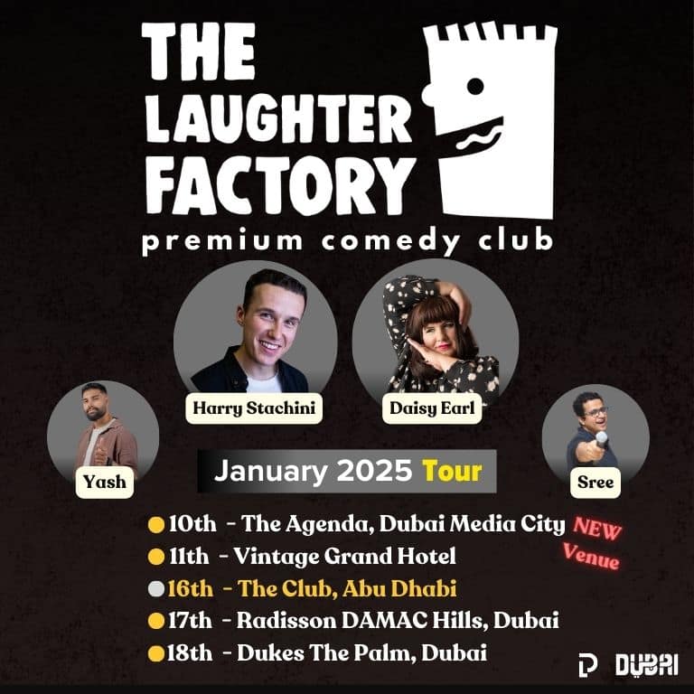 The Laughter Factory January 2025 – Comedy Events Bahrain Mega Deals Best Online Shopping Deals and Discounts in Bahrain, GCC