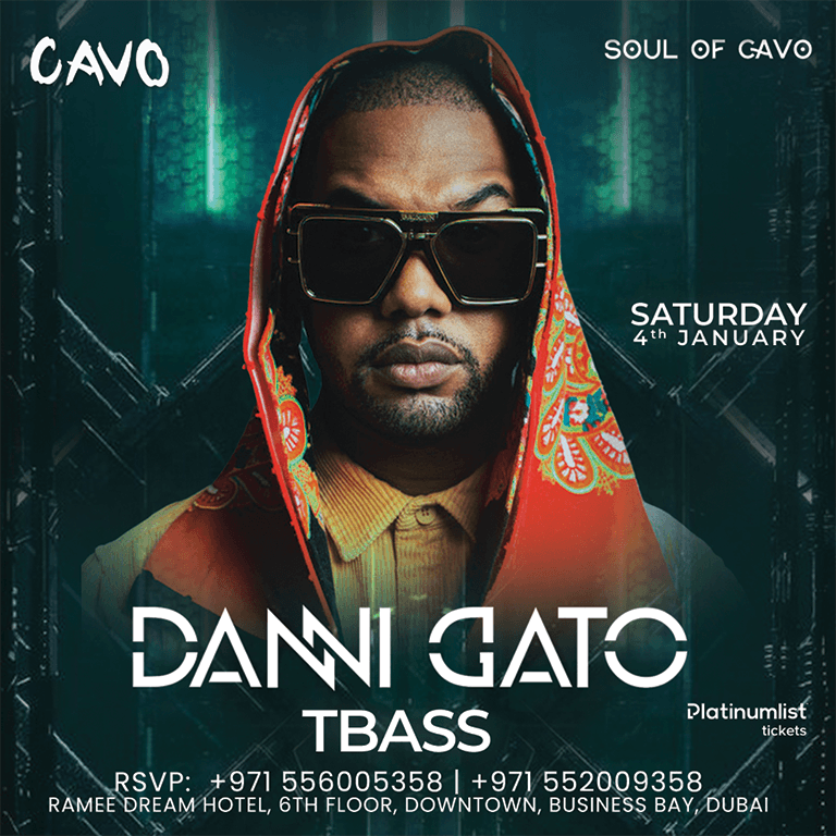 Soul of Cavo presents Danni Gato Live in Dubai – Nightlife Bahrain Mega Deals Best Online Shopping Deals and Discounts in Bahrain, GCC